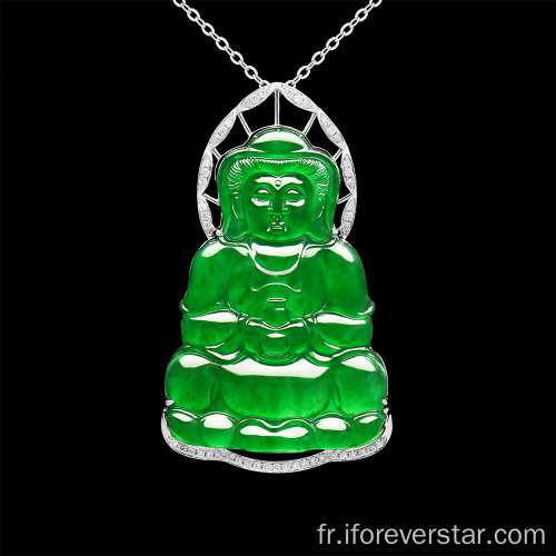 Avalokitesvara Jade bijoux le plus beau jadéite